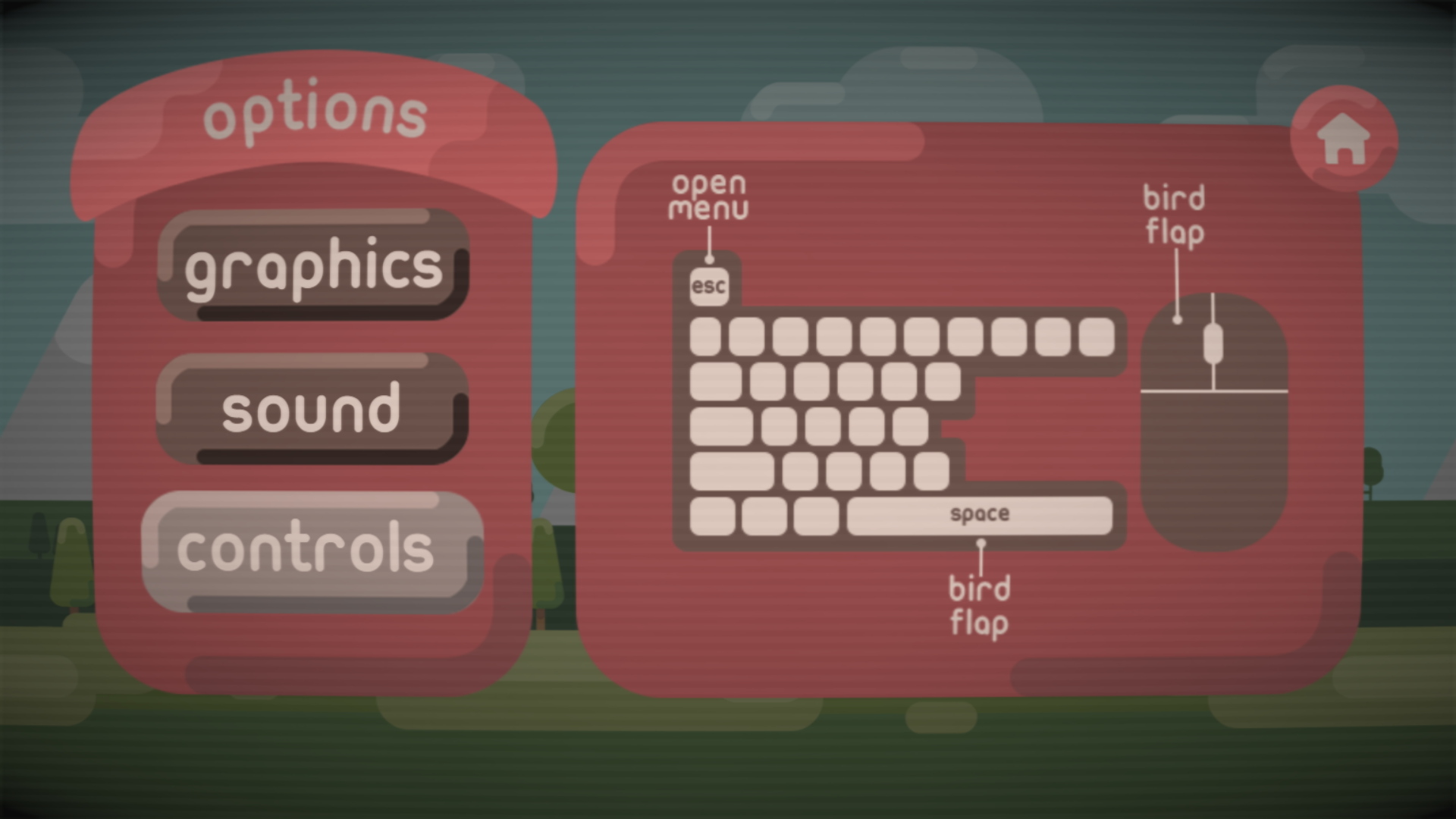 controls settings screen render